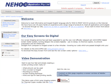 Tablet Screenshot of nehoc.com.au